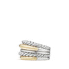 Pure Form® Wide Ring with 18K Gold