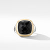Albion® Ring with Black Onyx and 18K Yellow Gold