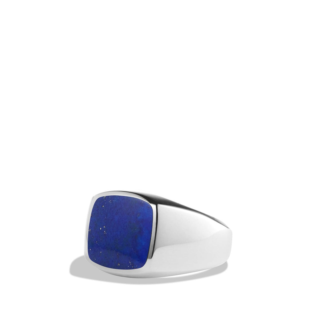 Exotic Stone Ring with Lapis Lazuli in Silver, 12mm