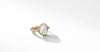 DY Elements® Ring in 18K Yellow Gold with Pavé Diamonds and Black Onyx Reversible to Mother of Pearl
