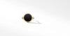 DY Elements® Ring in 18K Yellow Gold with Pavé Diamonds and Black Onyx Reversible to Mother of Pearl