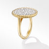 DY Elements® Ring in 18K Yellow Gold with Pavé Diamonds