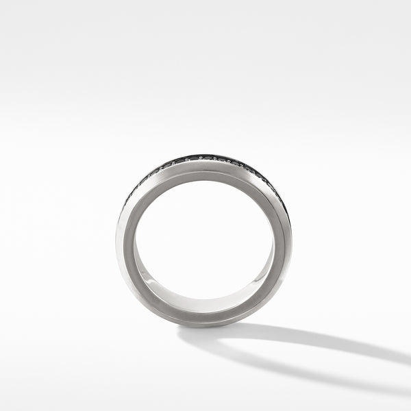 Streamline® Band Ring with Black Diamonds